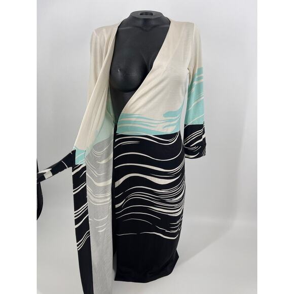 Dianne Von Furstenberg multicolored Womens Wrap Dress (B18#1) - Picture 5 of 11